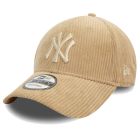 Neu Era MLB New York Yankees Cord 9FORTY Einstellbare Kappe "Beige"