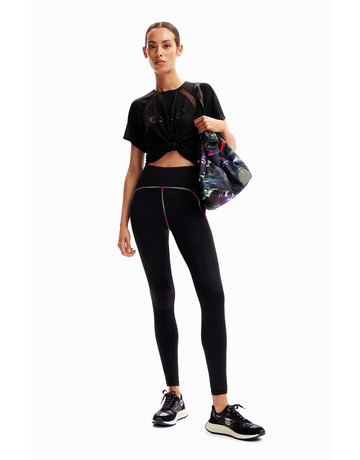 In den Einkaufswagen Desigual Contrasting Sport Leggings "Schwarz" Desigual Contrasting Sport Leggings "Schwarz"