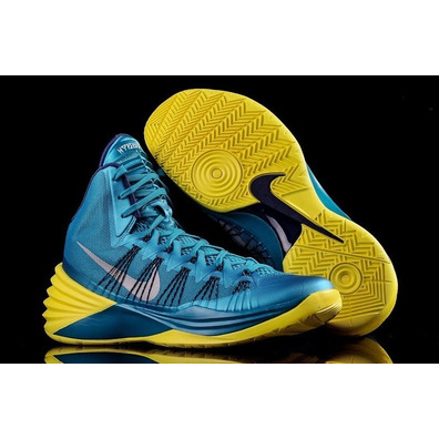 Nike Hyperdunk 2013 "Tropical Teal" (300/turquesa/amarillo)