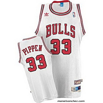 Adidas T-Shirt Bordada Pippen Bulls (weiß/rot)