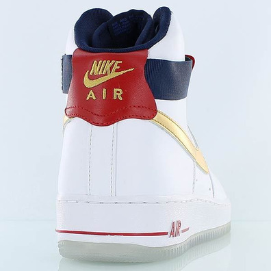 Nike Air Force 1 High "Olympic USA" (100/blanco/oro/marino)