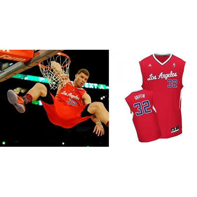 Adidas Camiseta Réplica Griffin Clippers (rot/weiß/blau)