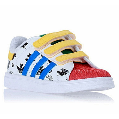 Adidas Superstar 2 Smile CF I (weiß/rot/gelb)