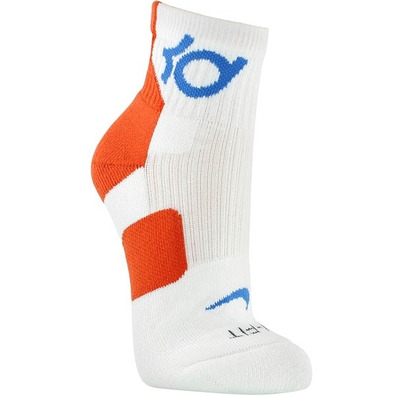 Calcetines Nike KD Elite Basket High Qua (184/blanco/naranja)