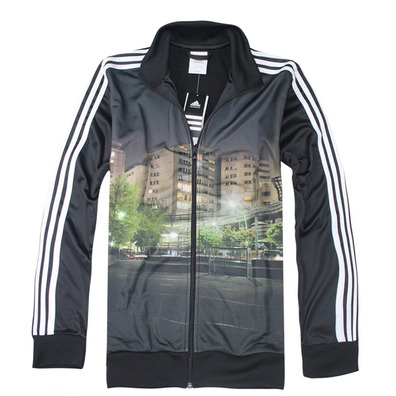 Adidas Chaqueta Hidden Court TT (schwarz)