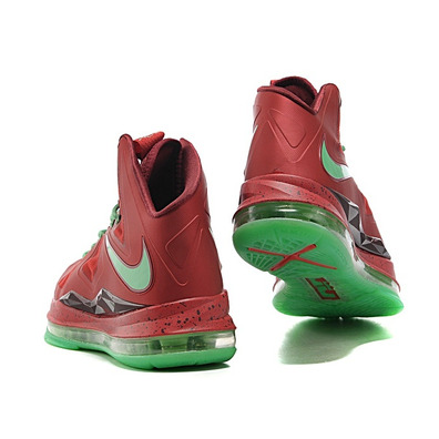 Lebron X "Weihnachten 2012" (600/rot/grün)