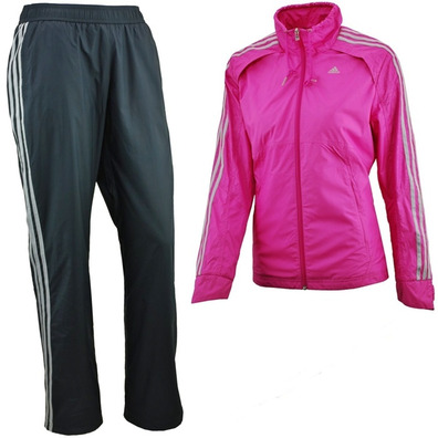 Adidas Chandal Climate Woven Suit (pink/schwarz)