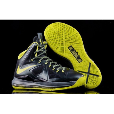 LeBron X "Dunkman" (300/negro/verde lima/gris)