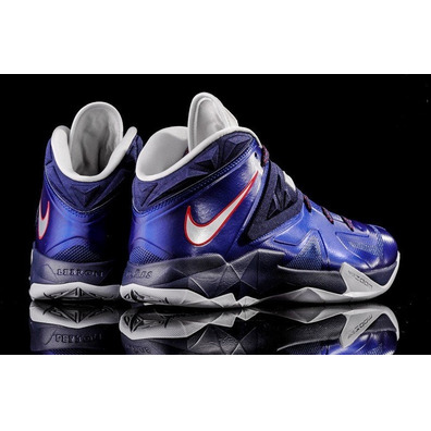 Lebron Zoom Soldier VII Tiefblau (400/Marino/Rojo/Platin)