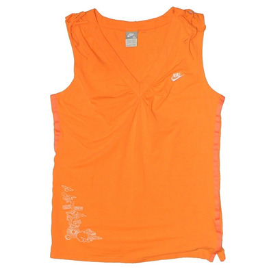 Nike V-Neck Sleveless Tank Damen (818/orange)