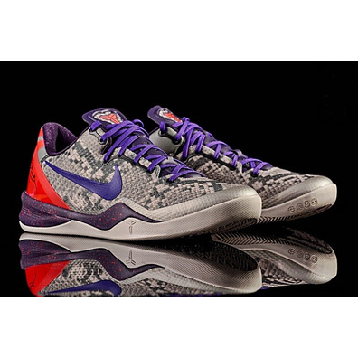 Kobe 8 System "Mine Grey" (003/gris/purple/rojo)