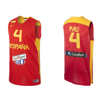 Spanien Replica Basketball Shirt Pau Gasol (600/rot/gelb)