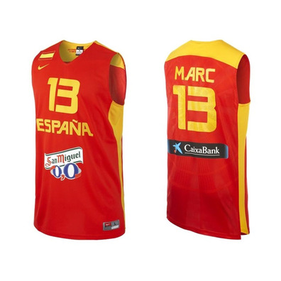 Spiel T-Shirt von Spanien "Marc Gasol" (600/rot/gelb)