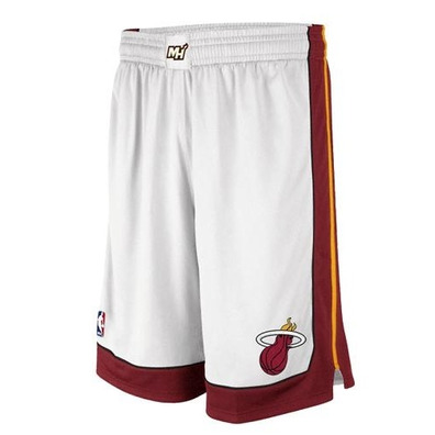 Adidas Short NBA Miami Heat (blanco/rojo)