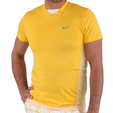 Nike Camiseta Nadal Rush und Crush Victory (amarillo/blanco)