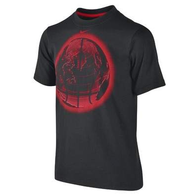 Camiseta Nike Glow Ball World (010/negro/rojo)