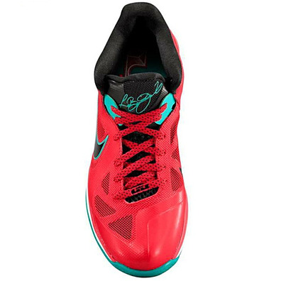 Lebron 9 Low "Liverpool" (601/red/black/turquoise)