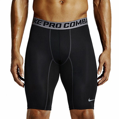 Nike Short Pro Combat Core Compression 9\'\' (010/negro/gris)