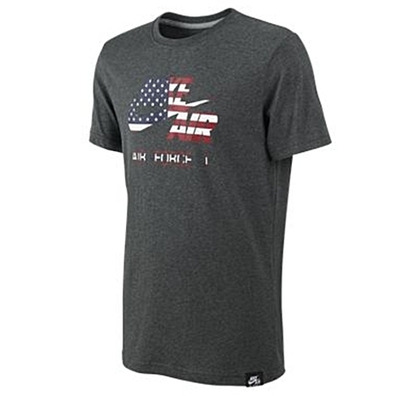 Nike Camiseta Air Force 1 USA (gris)