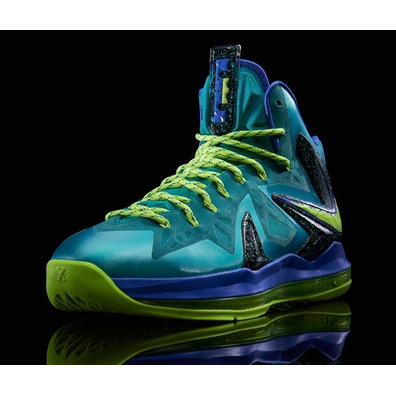 Lebron X P.S. Elite "Miami Dade" (300/turquesa/volt/violett)