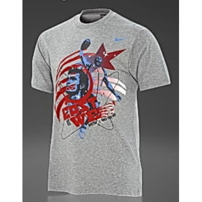 Nike Camiseta Flug East West (gris)