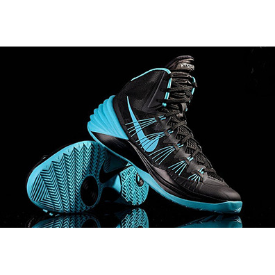 Nike Hyperdunk 2013 "Gamma Blue" (004 / negro / celestial laze)