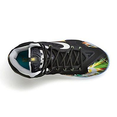 Lebron XI "Everglades" (006/black/gelb/grün)