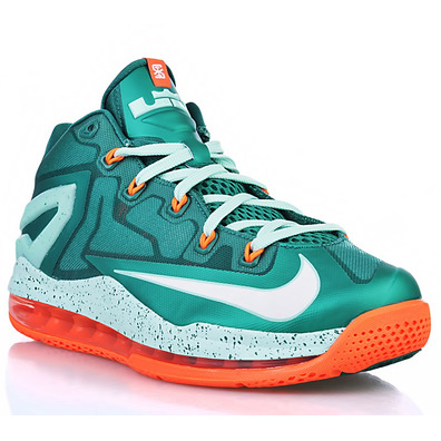 Air Max Lebron XI Low "Biscayne" (313/grün/weiß/orange)