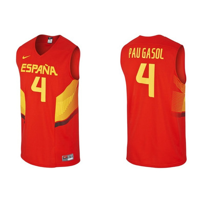 Nike Logo Spanien Replica Pau Gasol (600/rot/gelb)