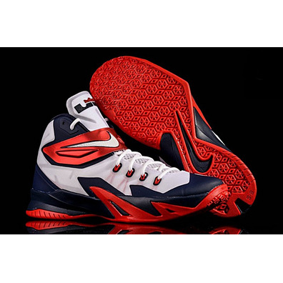 Nike Zoom LeBron Soldier VIII "USA" (114/blanco/navy/rojo)