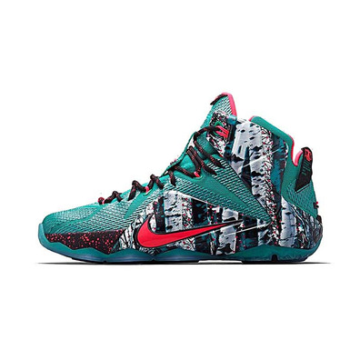 Lebron XII Weihnachten "Akron Birch" (363/grün smaragd/dunkel/hyperponche)