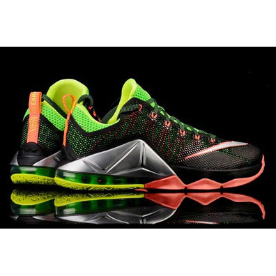 Lebron XII Low "Remix" (003/negro/volt/blue/crimson/grey)