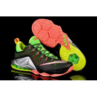 Lebron XII Low "Remix" (003/negro/volt/blue/crimson/grey)