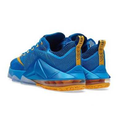 Lebron XII Niedrige "Entourage" (484/Foto blau/gold/gym bl)