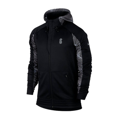 Kyrie Hyper Elite Full-Zip Herren Basketball Hoodie (010/negro/gris)