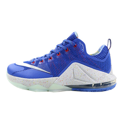 Lebron XII Low Limited "4TH Juli" (406/hypercobalt/gris/crimson)