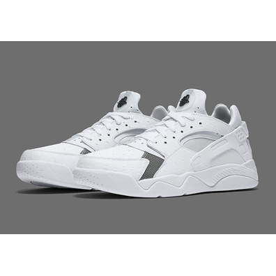 Nike Air Flight Huarache Low "White Ostrich" (100/weiß/schwarz)