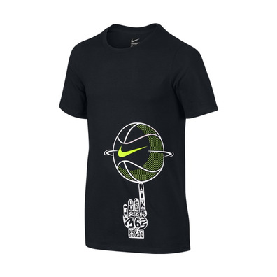 Nike Camiseta Ni Spinning Ball (010/schwarz)