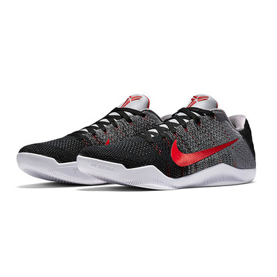 Kobe XI Elite "Tinker Hatfield" (060/cool grau/rot/schwarz)