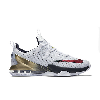 Lebron XIII Low "USA" (164/white/Universität rot/obsidian)