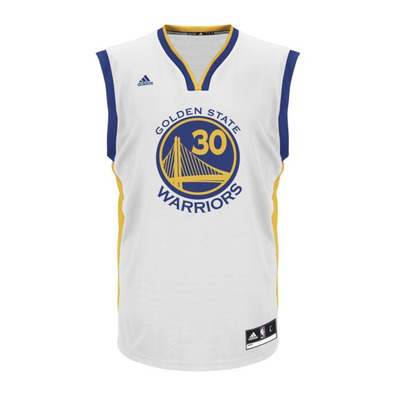 Adidas Camiseta Replica Stephen Stephen Curry #30# Krieger (weiß/blau/gelb)