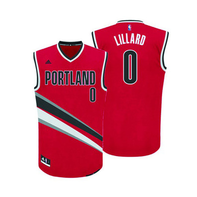 Adidas Camiseta Réplica Damian Lillard #0# Blazers