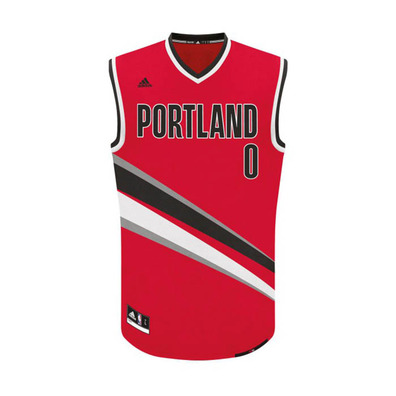 Adidas Camiseta Réplica Damian Lillard #0# Blazers