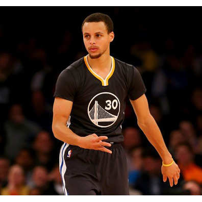 Camiseta Adidas NBA Swingman Stephen Curry #30# Krieger (negro/blanco)