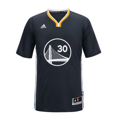 Camiseta Adidas NBA Swingman Stephen Curry #30# Krieger (negro/blanco)