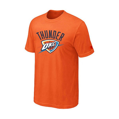 Adidas NBA Camiseta Fan tragen Logo Oklahoma Thunder (naranja)