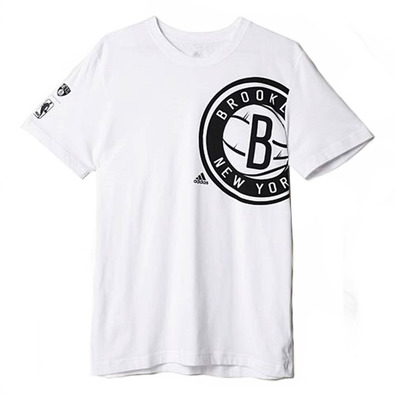 Adidas Camiseta NBA Preis Brooklyn Nets (blanco)