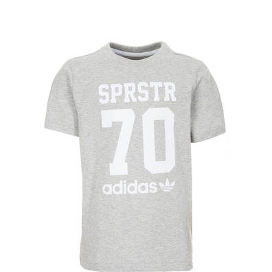 Adidas Originals Junior T-Shirt Superstar Logo Essentials (gris/white)