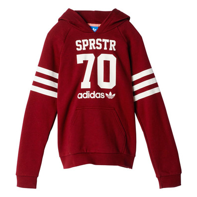 Original Adidas Junior Superstar College (Granat/Weiß)