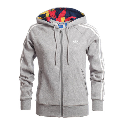 Adidas Originals Mujer Sudadera Paris Flock Fleece AOP (gris)